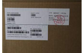 Lenovo 5CB1Q43289 C-Cover with keyboard, Ukraine, Luna Grey, Backlight, US