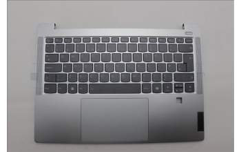 Lenovo 5CB1Q43336 C-Cover with AI keyboard, UK English, Cloud Grey, Backlight, Fingerprint, UK