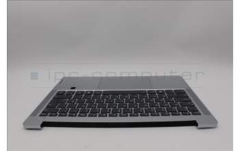 Lenovo 5CB1Q43336 C-Cover with AI keyboard, UK English, Cloud Grey, Backlight, Fingerprint, UK