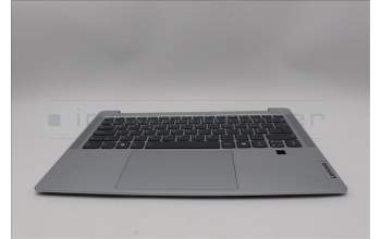 Lenovo 5CB1Q43340 C-Cover with AI keyboard, Portuguese, Cloud Grey, Backlight, Fingerprint, UK