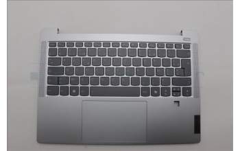 Lenovo 5CB1Q43344 C-Cover with AI keyboard, French, Cloud Grey, Backlight, Fingerprint, US