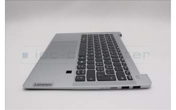 Lenovo 5CB1Q47234 C-Cover with AI keyboard, Switzerland, Cloud Grey, Non-Backlight, Fingerprint, UK