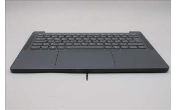 Lenovo 5CB1Q62727 C-Cover with keyboard, Nordic, Luna Grey, Backlight, UK