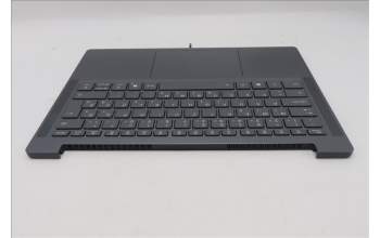 Lenovo 5CB1Q62733 C-Cover with keyboard, Slovenian, Luna Grey, Backlight, UK
