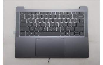 Lenovo 5CB1Q62747 C-Cover with keyboard, Ukraine, Luna Grey, Backlight, US