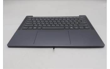 Lenovo 5CB1Q62747 C-Cover with keyboard, Ukraine, Luna Grey, Backlight, US