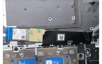 Lenovo 5CB1Q64064 C-Cover with keyboard, German, Luna Grey, Backlight, UK