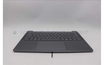 Lenovo 5CB1Q64067 C-Cover with keyboard, Hungarian, Luna Grey, Backlight, UK