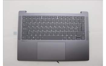 Lenovo 5CB1Q64073 C-Cover with keyboard, Nordic, Luna Grey, Backlight, UK