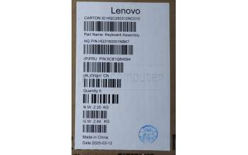Lenovo 5CB1Q64094 C-Cover with keyboard, German, Luna Grey, Non-Backlight, UK