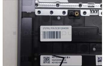 Lenovo 5CB1Q64099 C-Cover with keyboard, Italian, Luna Grey, Non-Backlight, UK