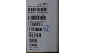 Lenovo 5CB1Q64103 C-Cover with keyboard,Nordic,Luna Grey,Non_Backlight
