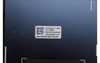 Lenovo 5CB1Q83409 A-Cover, 83J0, Cosmic Blue, LCD_5M