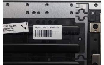 Lenovo 5CB1R07790 C-Cover with keyboard, Belgian, Luna Grey, Backlight, 4CELL, UK