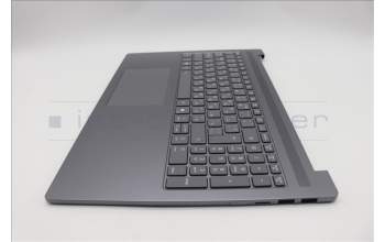 Lenovo 5CB1R07792 C-Cover with keyboard, Bulgarian, Luna Grey, Backlight, 4CELL, UK