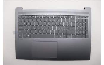 Lenovo 5CB1R07800 C-Cover with keyboard, Greek, Luna Grey, Backlight, 4CELL, US