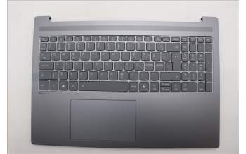 Lenovo 5CB1R07808 C-Cover with keyboard, Nordic, Luna Grey, Backlight, 4CELL, UK