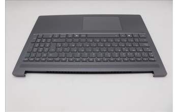 Lenovo 5CB1R07812 C-Cover with keyboard, Spanish, Luna Grey, Backlight, 4CELL, UK