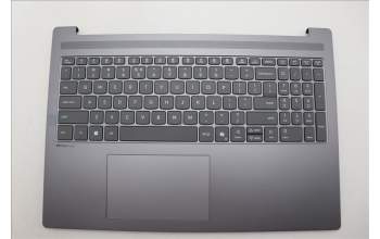 Lenovo 5CB1R07936 C-Cover with keyboard, US English Euro, Luna Grey, Non-Backlight, 4CELL, US