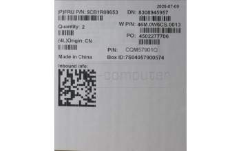 Lenovo 5CB1R08653 C-Cover with keyboard, Switzerland, Arctic Grey, Non-Backlight, H-series, UK