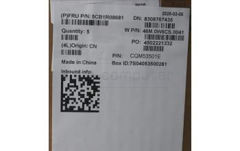 Lenovo 5CB1R08681 C-Cover with keyboard, Arabic, Arctic Grey, Backlight, H-series, US