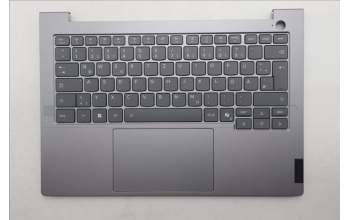 Lenovo 5CB1R08683 C-Cover with keyboard, German, Arctic Grey, Backlight, H-series, UK