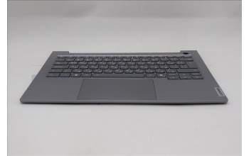 Lenovo 5CB1R08688 C-Cover with keyboard, Bulgarian, Arctic Grey, Backlight, H-series, UK