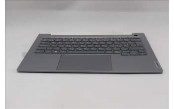 Lenovo 5CB1R08690 C-Cover with keyboard, Hungarian, Arctic Grey, Backlight, H-series, UK