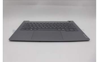 Lenovo 5CB1R08697 C-Cover with keyboard, Greek, Arctic Grey, Backlight, H-series, US