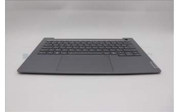 Lenovo 5CB1R08782 C-Cover with keyboard, French, Arctic Grey, Backlight, U-series, US