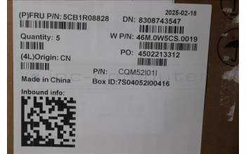 Lenovo 5CB1R08828 C-Cover with keyboard, French, Arctic Grey, Non-Backlight, H-series, US