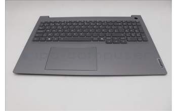 Lenovo 5CB1R08852 C-Cover with keyboard, Belgian, Arctic Grey, Backlight, H-series, UK