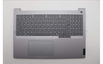 Lenovo 5CB1R08870 C-Cover with keyboard, US English Euro, Arctic Grey, Backlight, H-series, US