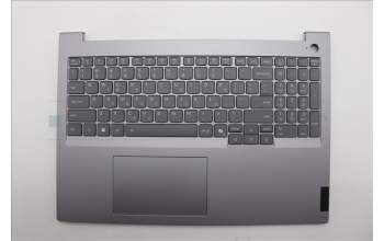 Lenovo 5CB1R08871 C-Cover with keyboard, Greek, Arctic Grey, Backlight, H-series, US