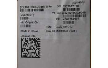 Lenovo 5CB1R08878 C-Cover with keyboard, Bulgarian, Arctic Grey, Non-Backlight, U-series, UK