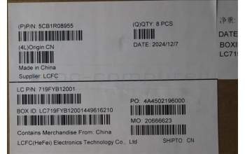 Lenovo 5CB1R08955 A-Cover, 83K1, Luna Grey, HD