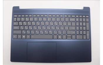 Lenovo 5CB1R08986 C-Cover with keyboard, Ukraine, Cosmic Blue, Backlight, US