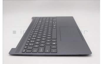 Lenovo 5CB1R22360 C-Cover with keyboard, US English Euro, Luna Grey, Non-Backlight, US