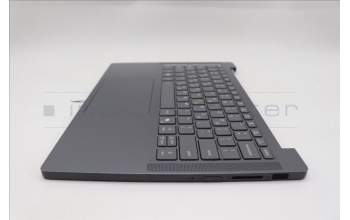 Lenovo 5CB1R26701 C-Cover with keyboard, Greek, Luna Grey, Backlight, US