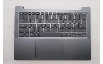 Lenovo 5CB1R27574 C-Cover with keyboard, UK English, Luna Grey, Non-Backlight, UK