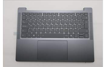 Lenovo 5CB1R29685 C-Cover with keyboard, Belgian, Luna Grey, Backlight, UK