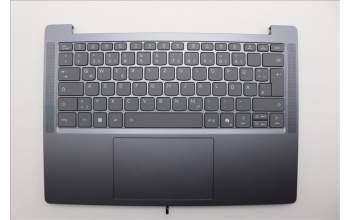 Lenovo 5CB1R29696 C-Cover with keyboard, German, Luna Grey, Backlight, UK