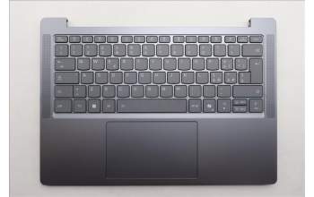 Lenovo 5CB1R29701 C-Cover with keyboard, Italian, Luna Grey, Backlight, UK