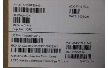 Lenovo 5CB1R30149 C-Cover with keyboard, English, Luna Grey, Backlight