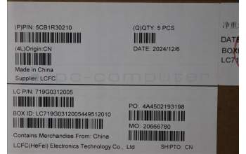 Lenovo 5CB1R30210 C-Cover with keyboard, English, Luna Grey, Non_Backlight