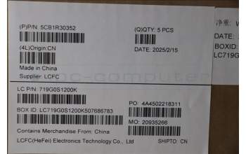 Lenovo 5CB1R30352 C-Cover with keyboard, French, US