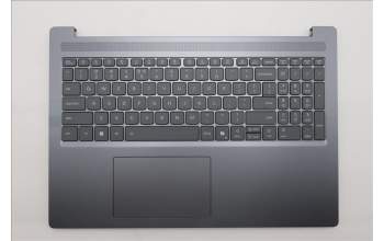 Lenovo 5CB1R35620 C-Cover with keyboard, US English Euro, Luna Grey, Backlight, US