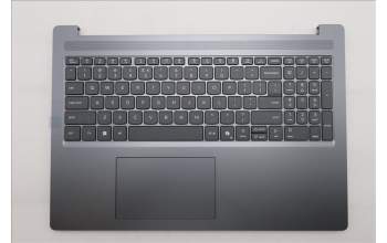 Lenovo 5CB1R35679 C-Cover with keyboard, US English Euro, Luna Grey, Non-Backlight, US