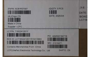 Lenovo 5CB1R37007 C-Cover with keyboard, Russian, Arctic Grey, Non-Backlight, US