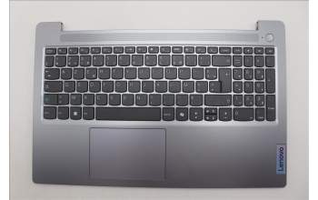 Lenovo 5CB1R37008 C-Cover with keyboard, French, Arctic Grey, Non-Backlight, US